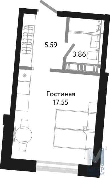 Купить Студию В Спб Метры