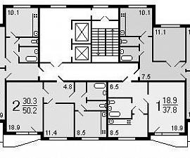 Проект дома серии п 44